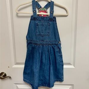Mini Boden perfect condition Denim Blue Kids Overall Dress